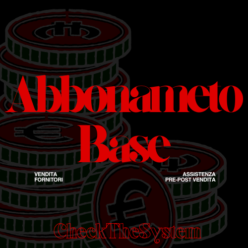 ABBONAMENTO BASE - CTS - SERVIZIO ASSISTENZA ALLA VENDITA E FORNITORE ARTICOLI